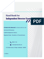 Hand Book For Independent Director Exam 1125....