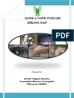 Hlawk Zawk A Vawk Vulh Leh Enkawl Dan: Krishi Vigyan Kendra Lawngtlai District, Lawngtlai Mizoram-796891