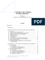 New Results On The Chemistry of Lichen Substances: S. Huneck