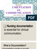 DOCUMENTATION As Communication