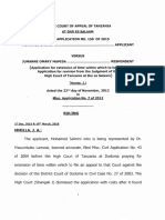 Mohamed Salmin Vs Jumanne Omary Mapesa (Civil Application 158 of 2015) 2016 TZCA 650 (10 March 2016)