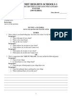 Eng Term 3 Mid Term - STD 5