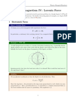 Electromagnetism IV: Lorentz Force: 1 Electrostatic Forces