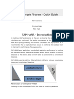 SAP Simple Finance - Quick Guide