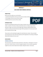 Mse Lec Module 6 Ferrous and Non Ferrous Metals