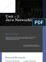 Unit 1 Java Networking