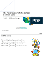 IBM Power Systems Sales School: Common Skills: Unit 11 - IBM System Storage