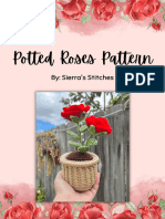 Sierra's Stitches - Potted Roses