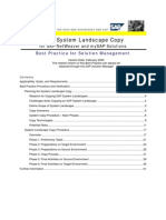 Best Practice SAP System Landscape