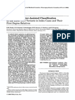 Reliable Computer-Assisted Classification of The: Variants in Index Cases and Their First Degree Relatives