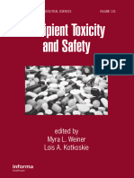 Excipient Toxicity