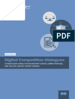 Digital Competition Dialogues First Stakeholder Consultation Expert Opinion