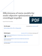 Effectiveness of Meta-Models For Multi Objective Optimization of Centrifugal Impeller (1.345)