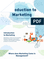 Introduction To Marketing