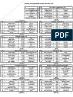 FCH Lineups 11-12 - Week 5