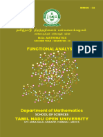 MMSS-32 Functional Analysis