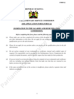 PSC Job Application Form 1J - SRC