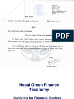 Nepal Green Finance Taxonomy V1