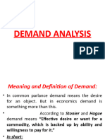 Demand Analysis