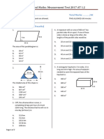 Volume and Area Test