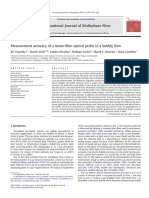 2010 Measurement Accuracy of A Mono-Fiber Optical Probe in A Bubbly Flow