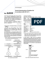 Alcohol Determination of Sanitizer Gel in Accordance With USP 611 2