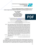 Evaluating The Consequences of Ageing Population On Healthcare Cost To Ghana Using Inflation-Adjusted Expenditure and Demographic Factors