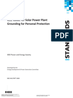 IEEE 2778 - Guide For Solar Power Plant Grounding For Personal Protection