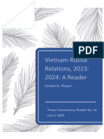 Russia-Vietnam Relations 2023-2024 Thayer Consultancy Reader 14 