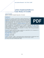 Information System Implementation in Healthcare Ca