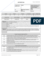 LecturePlan BI520 22CSH-335