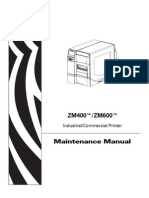 Zebra ZM400-ZM600 Maint Man