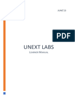 UNext Labs Learner Manual