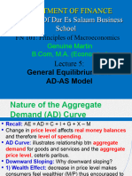 5 - General Equilibrium and AD-As Model