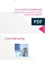 Estimation & Costing PPT Presentation