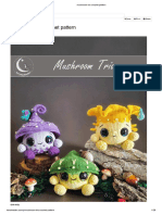 Mushroom Trio Crochet Pattern