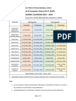 Acadamic Calendar 2022 23