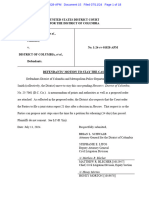 Defendants' Motion To Stay The Case - Yzaguirre v. DC, July 11 2024