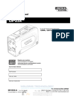 Lincoln LN-25X Wire Feeders With CrossLinc Technology and TVT-K4267-4-User Operating Manual