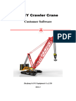 Sany Crawler Crane Customer Software V5.0