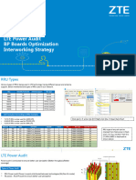 LTE Power Audit - BP Boards Optimization-InterWorking Strategy