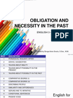 Pertemuan 14 (Obligation & Necessity in The Past)