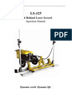 LS-325 (激光整平机）English Operating Manual A4