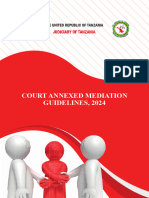 Court Annexed Mediation Guidelines of 2024