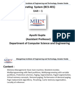 OperatingSystem Unit-4