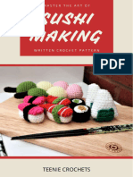 Sushi Crochet Pattern