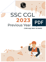 SSC CGL 2023 Pyq