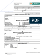 Form A2 Cum Application For Foreign Outward Remittance