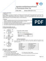 Installation, Operation and Maintenance Manual: For Thermodynamic Steam Trap