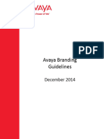 Avaya Branding Guidelines 2014